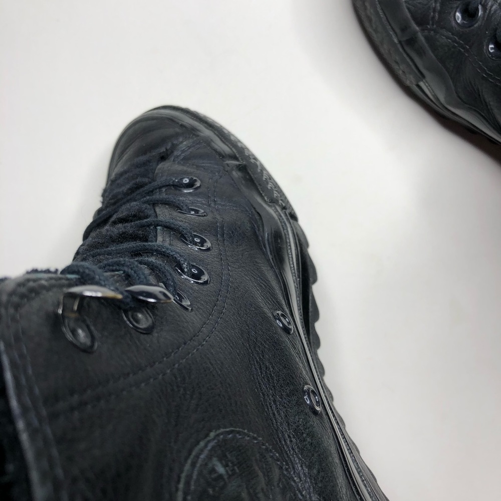Converse Ctas Lift Ripple Hi Black Shoes Boots - Picture 12 of 16